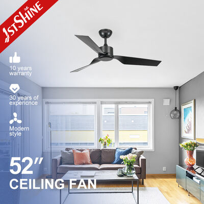 Buen precio Inicio Cuchillas ABS negras 6 velocidad ventilador de techo con control remoto En línea